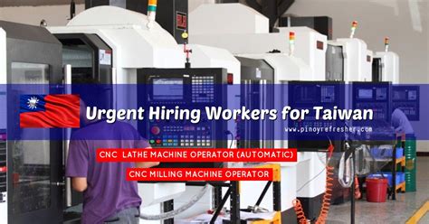 Urgent! Cnc operator jobs 